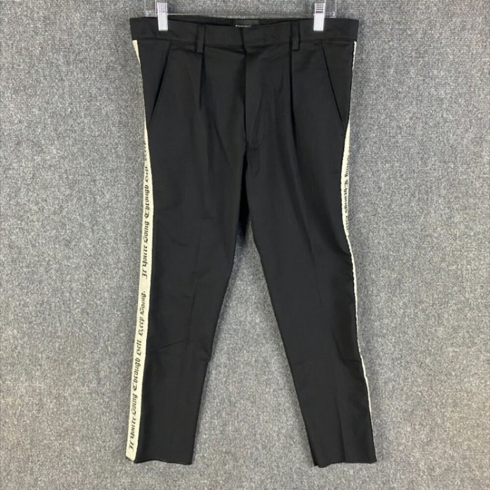 Represent Pants Women's Small‎ Wide Awake Wool Blend Made In England